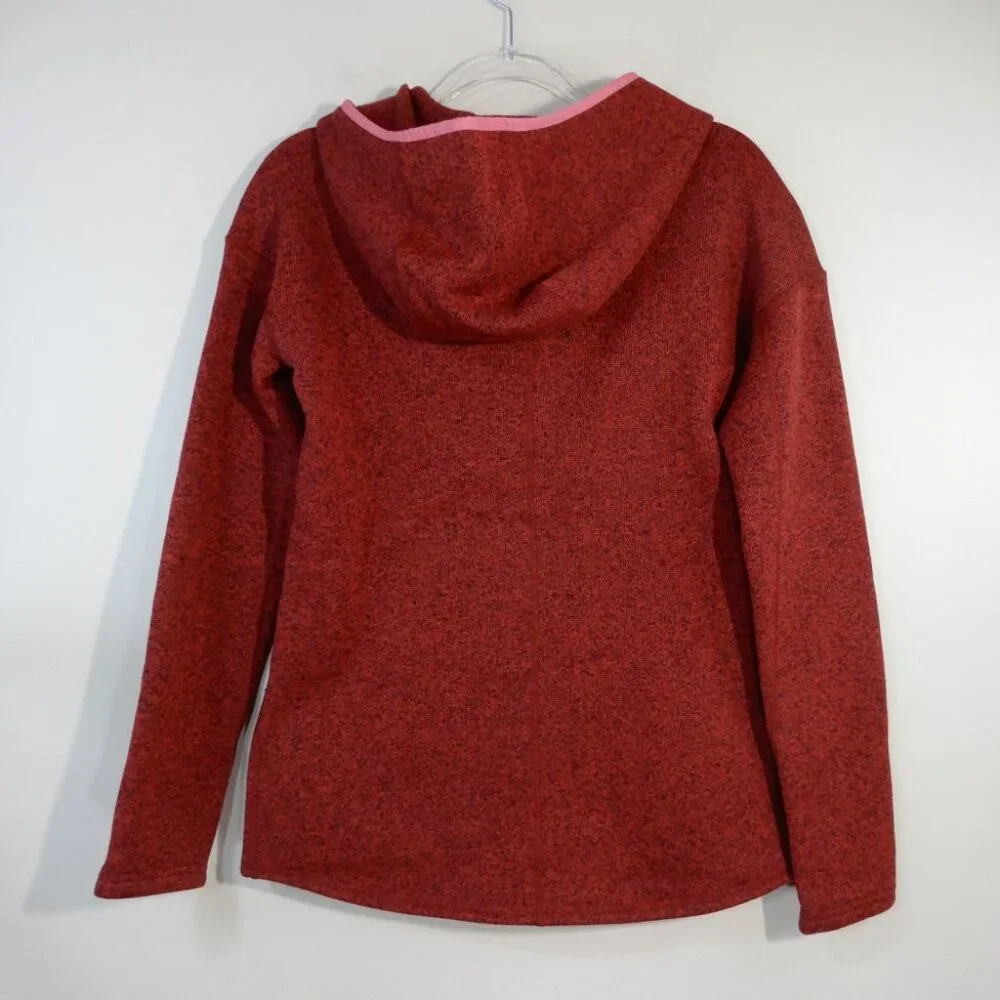 Stio Sweetwater Fleece Hoodie Size S Autumn Red Heather NEW $139 - Picture 8 of 12